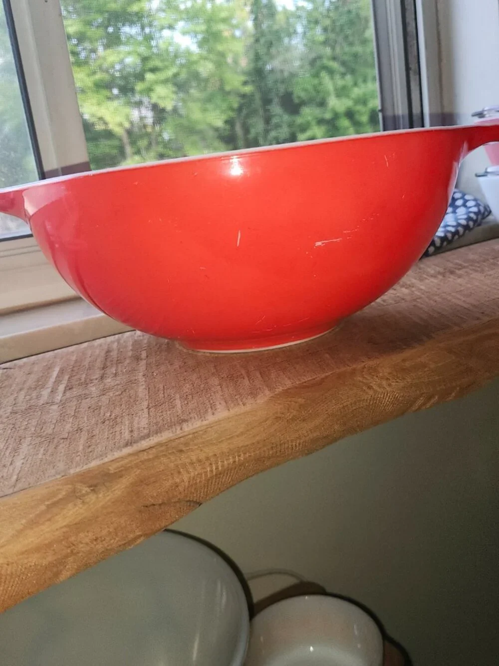 Pyrex red Cinderella 444